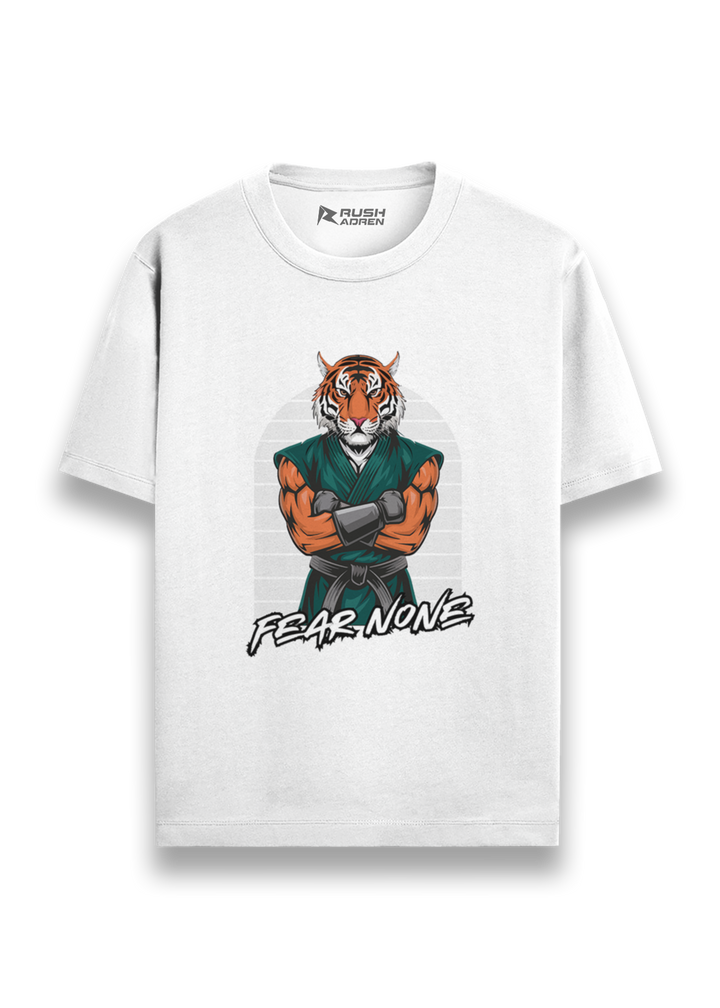 Fear None Tiger Graphic T-Shirt