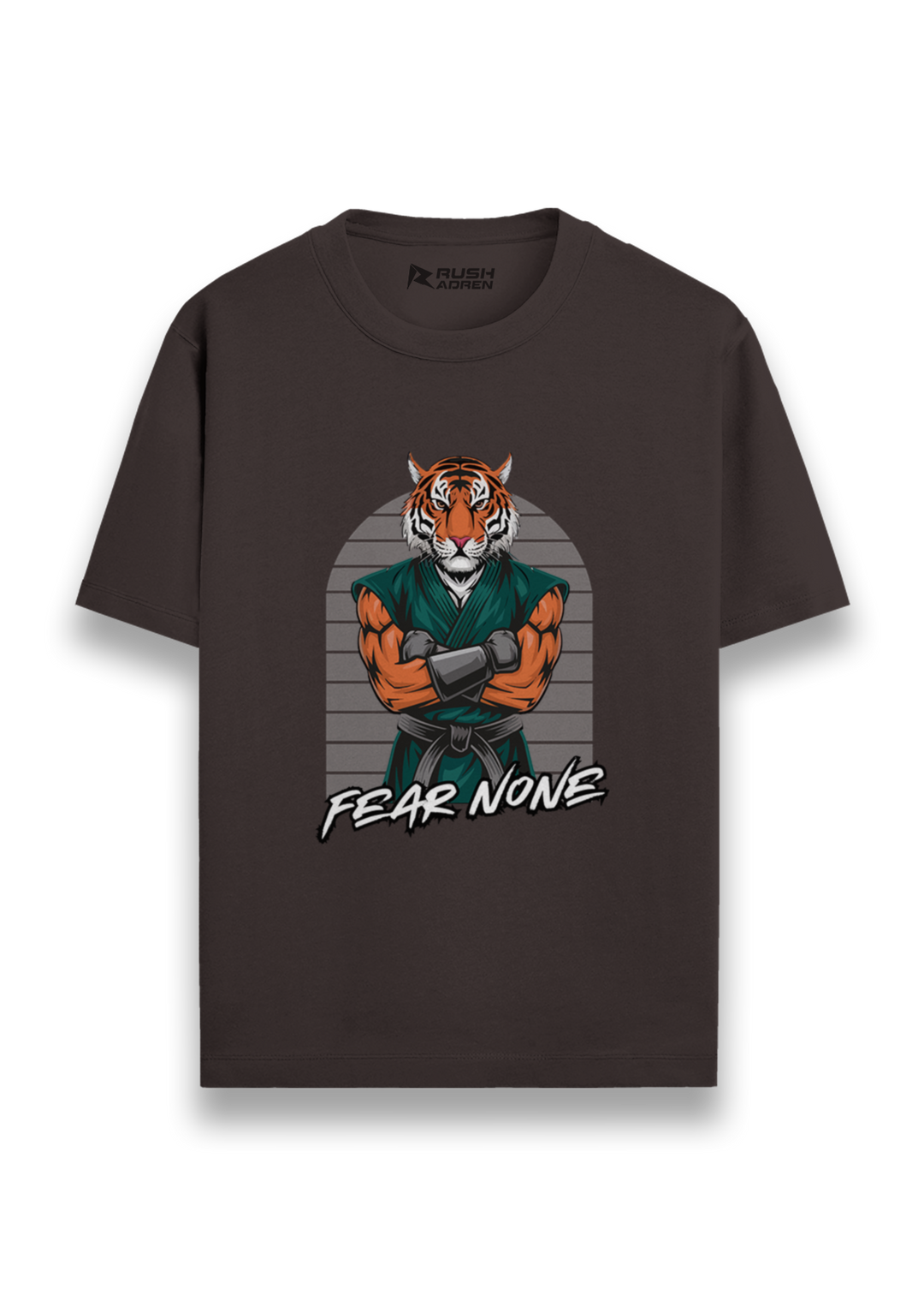 Fear None Tiger Graphic T-Shirt