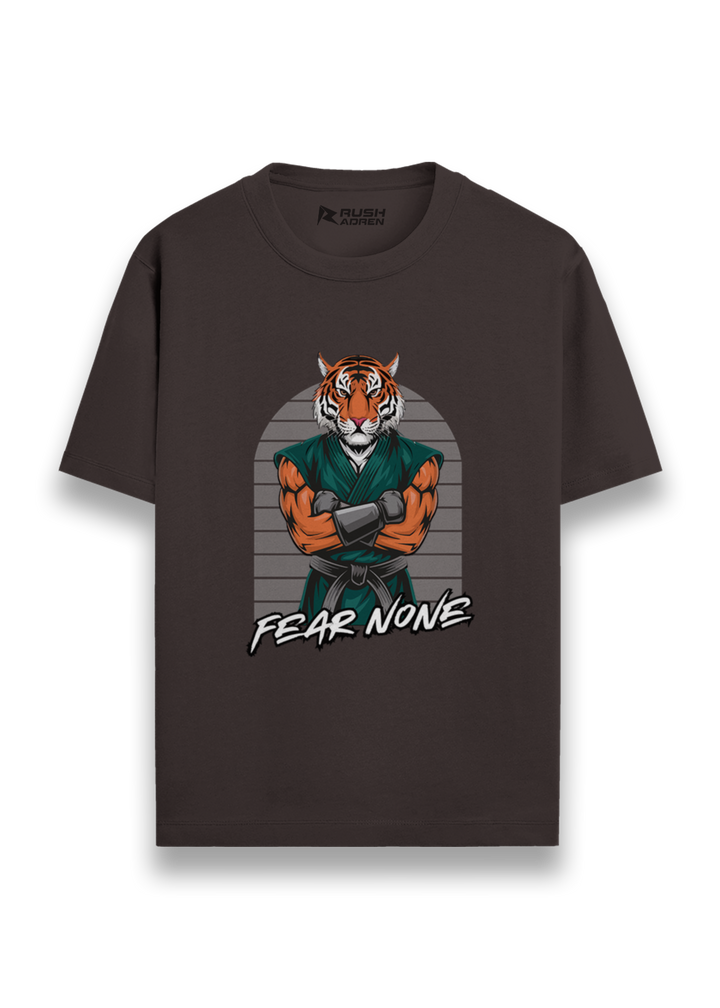 Fear None Tiger Graphic T-Shirt