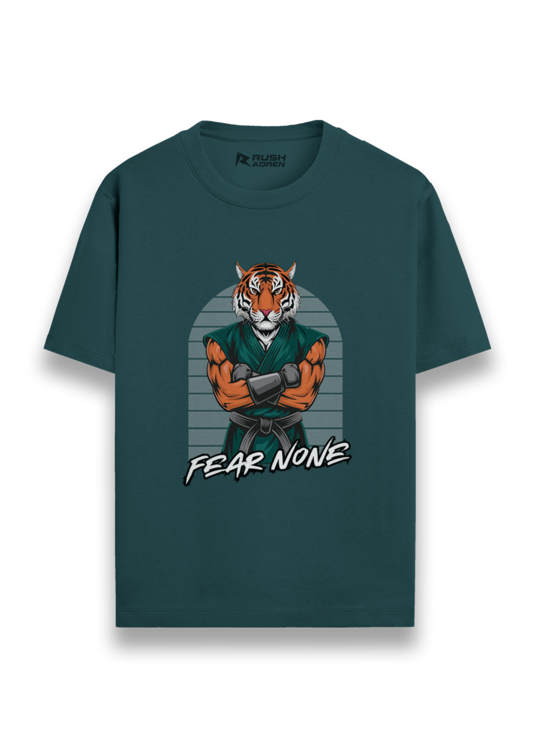 Fear None Tiger Graphic T-Shirt