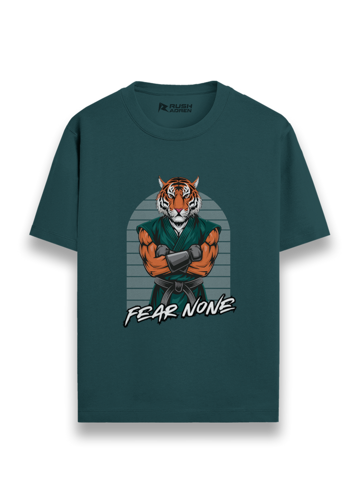 Fear None Tiger Graphic T-Shirt