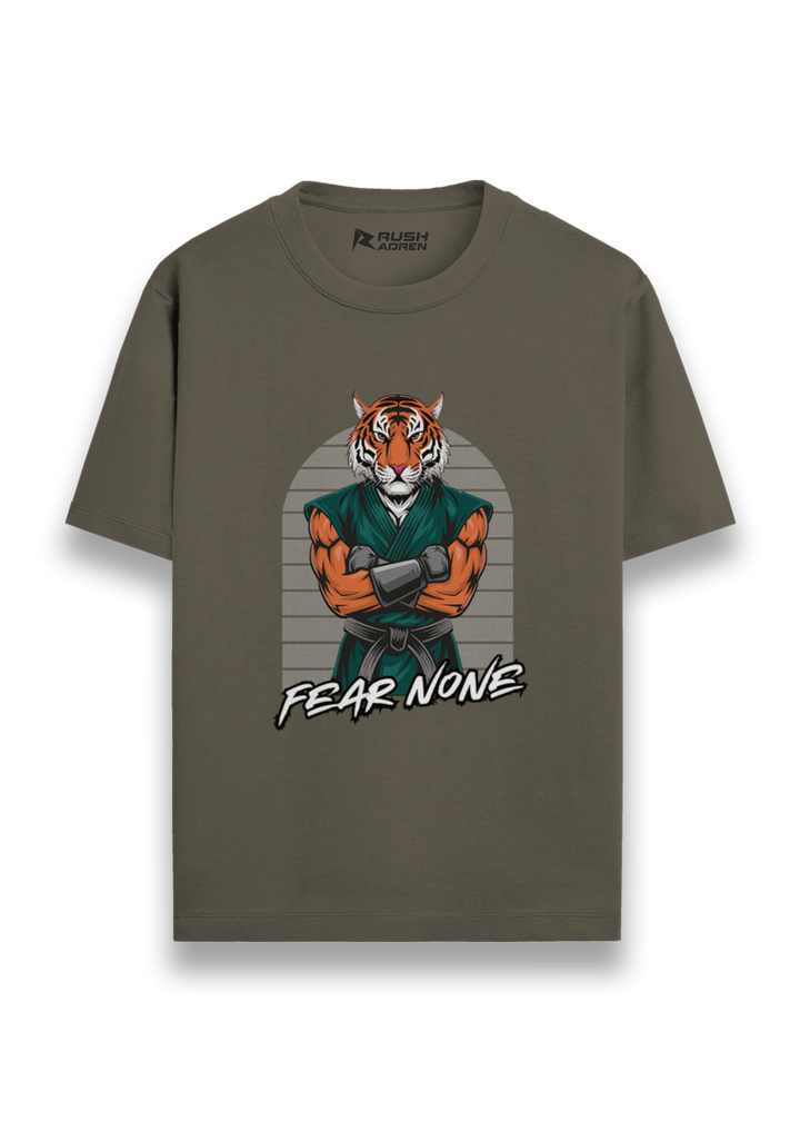 Fear None Tiger Graphic T-Shirt
