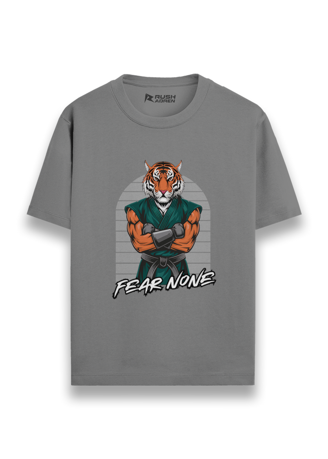 Fear None Tiger Graphic T-Shirt