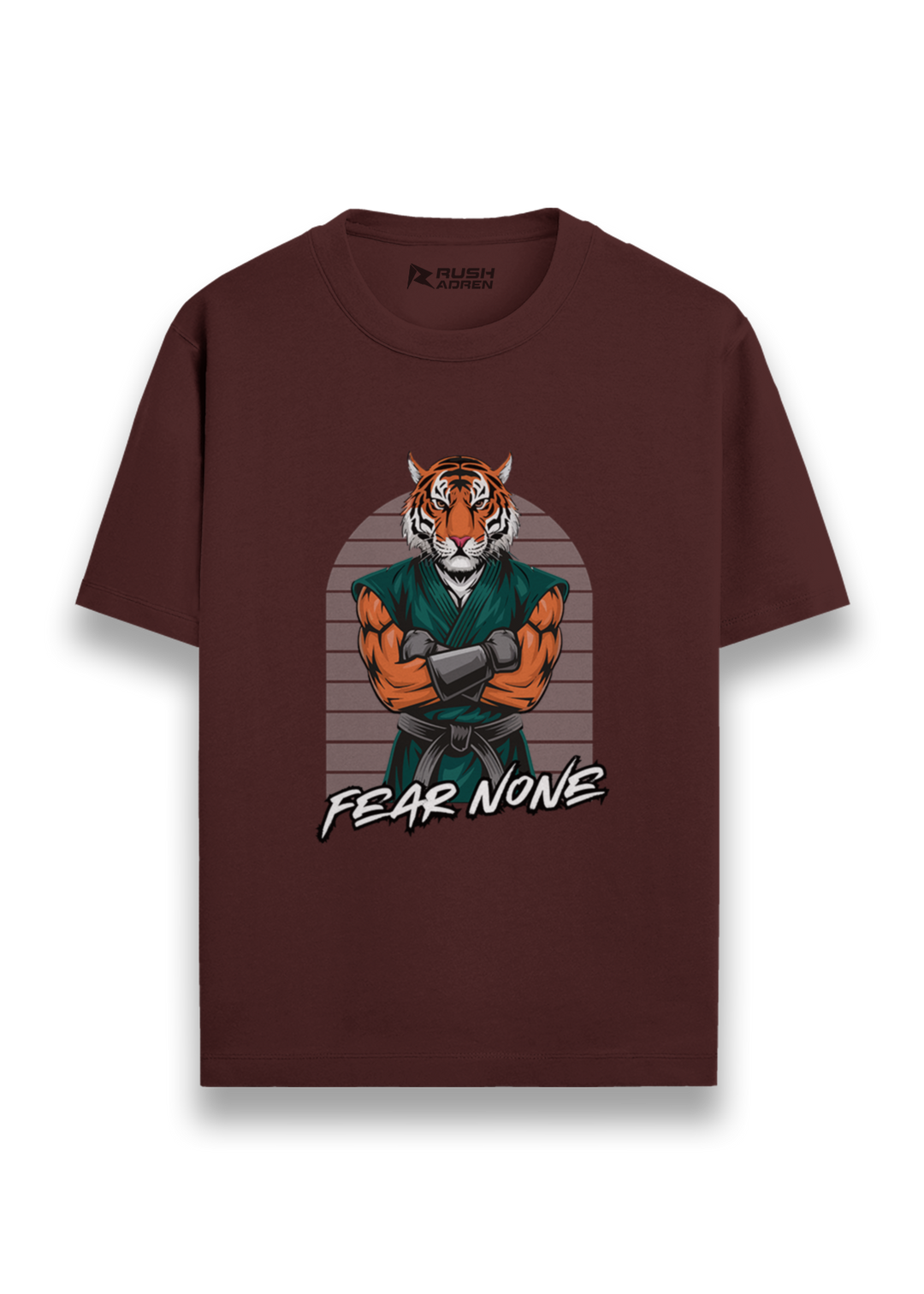 Fear None Tiger Graphic T-Shirt