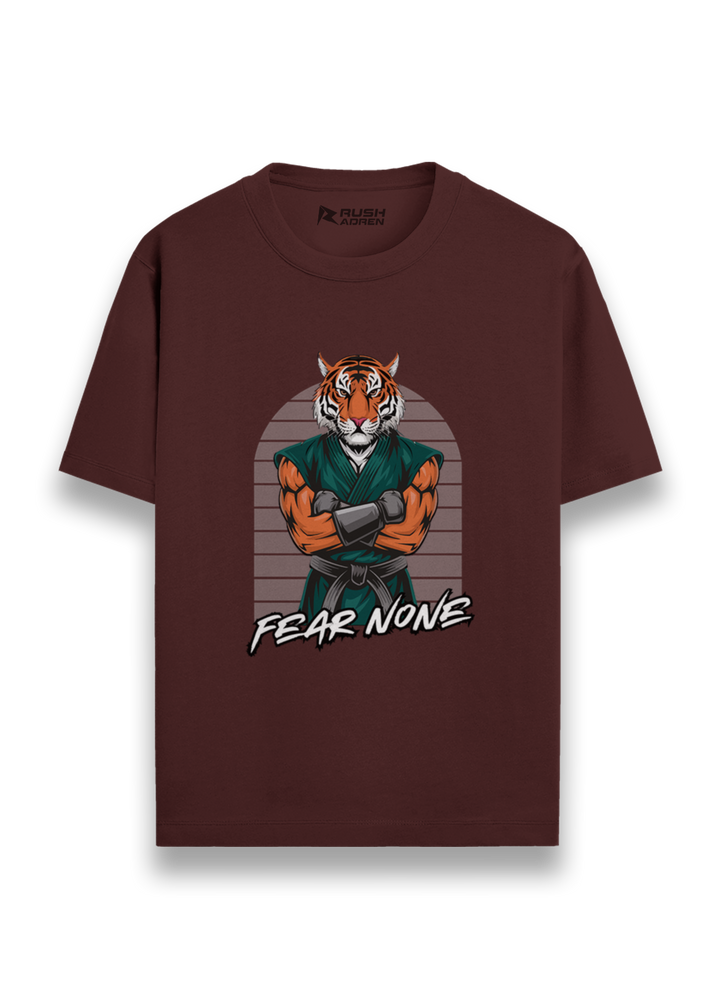 Fear None Tiger Graphic T-Shirt