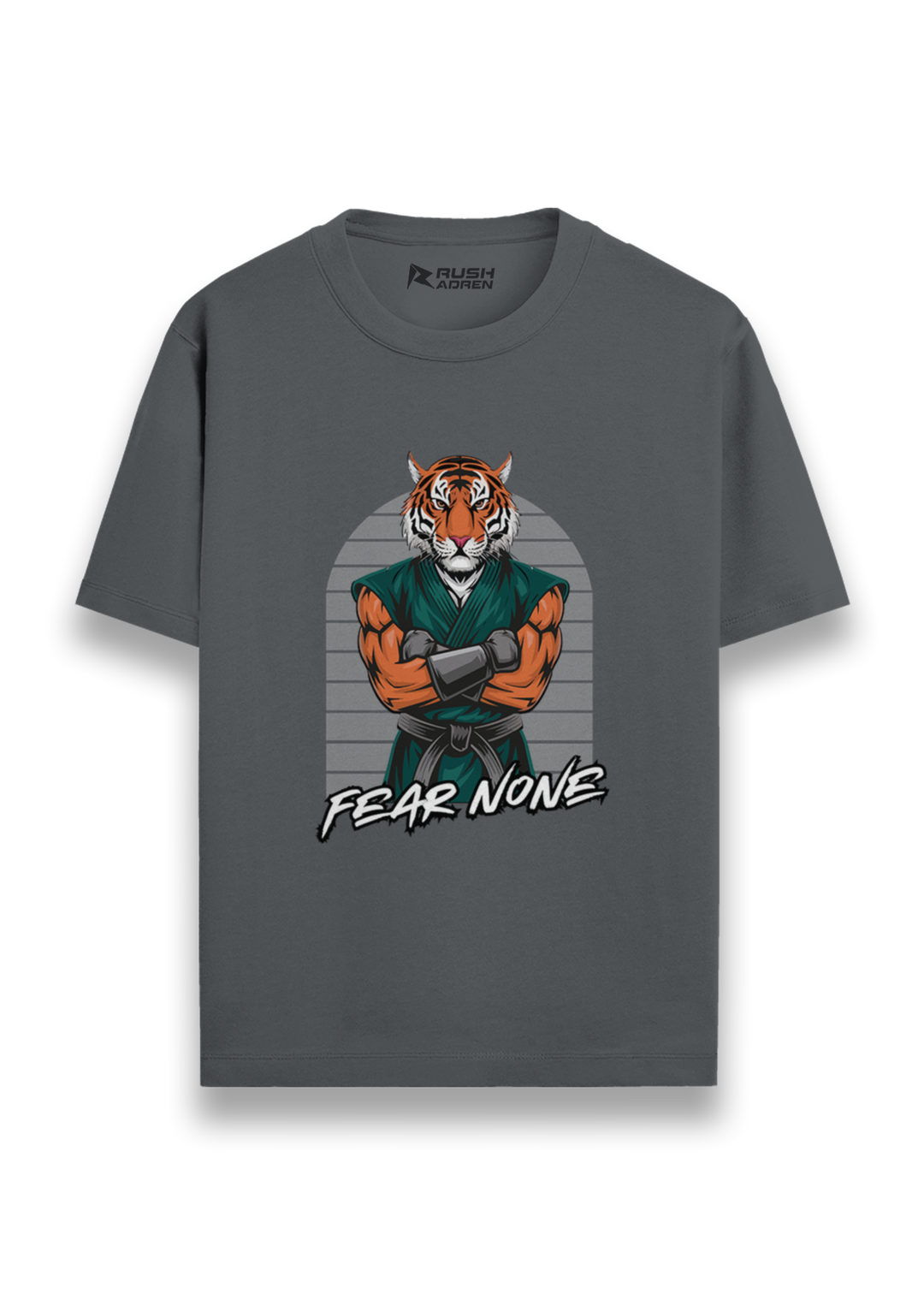 Fear None Tiger Graphic T-Shirt