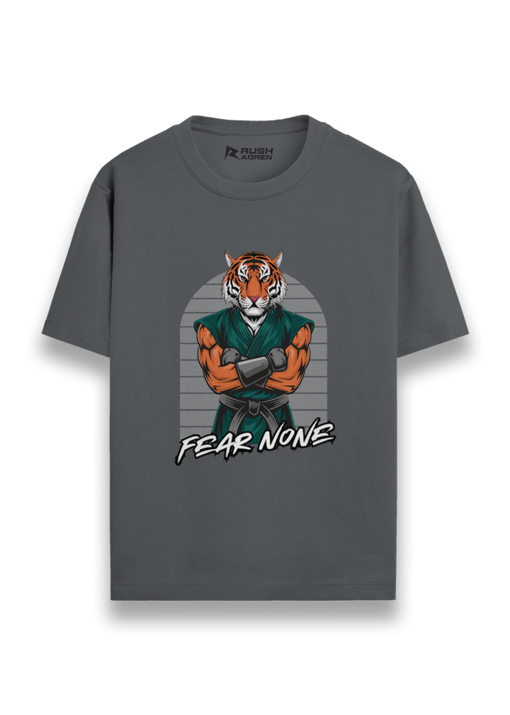 Fear None Tiger Graphic T-Shirt