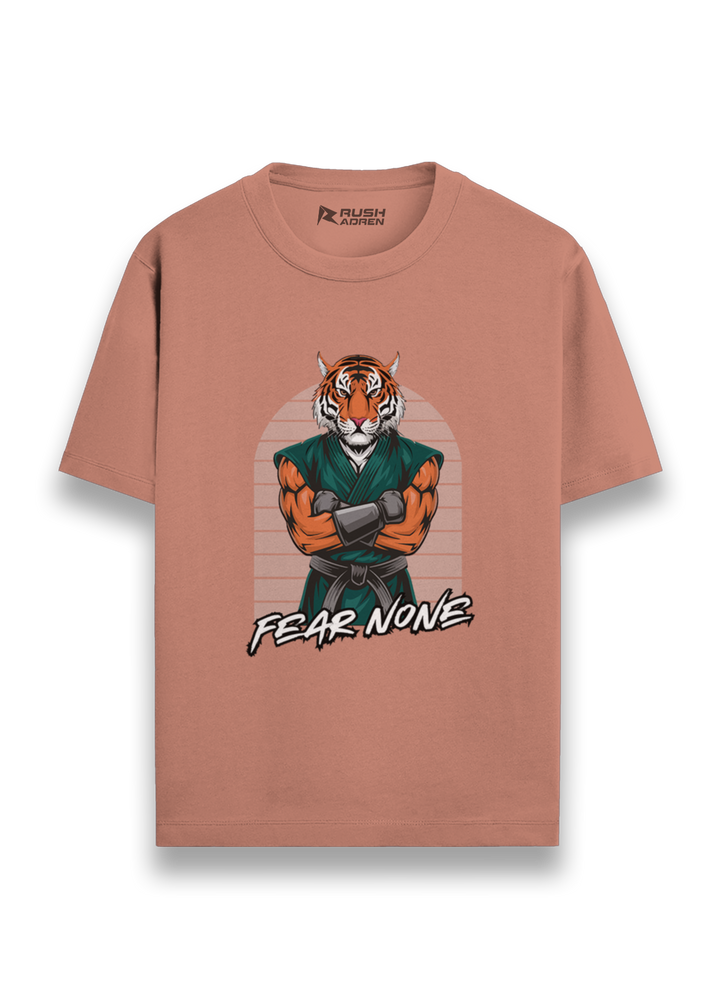 Fear None Tiger Graphic T-Shirt