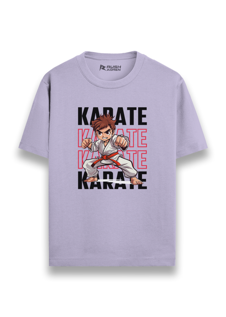Karate Fighter Action Graphic T-Shirt