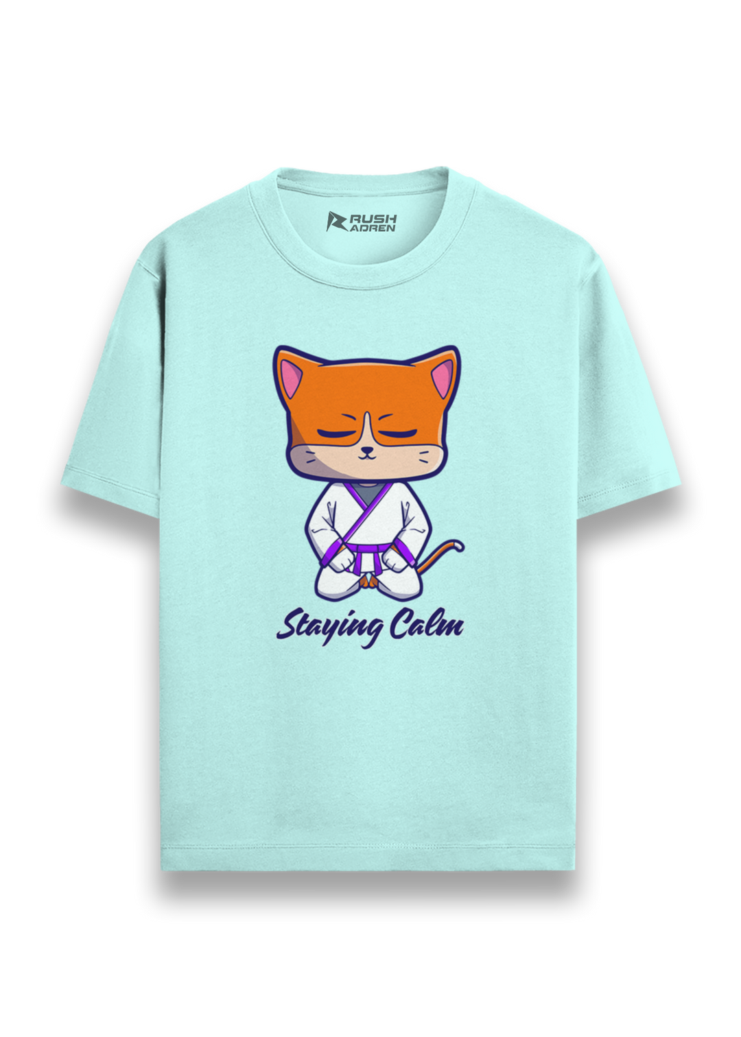 Zen Cat Karate Graphic T-Shirt