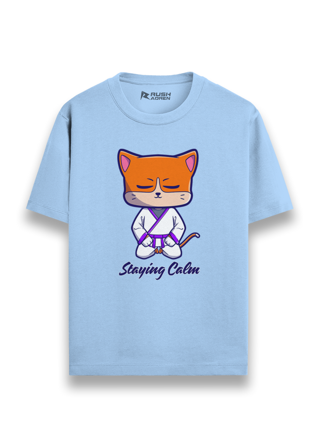 Zen Cat Karate Graphic T-Shirt