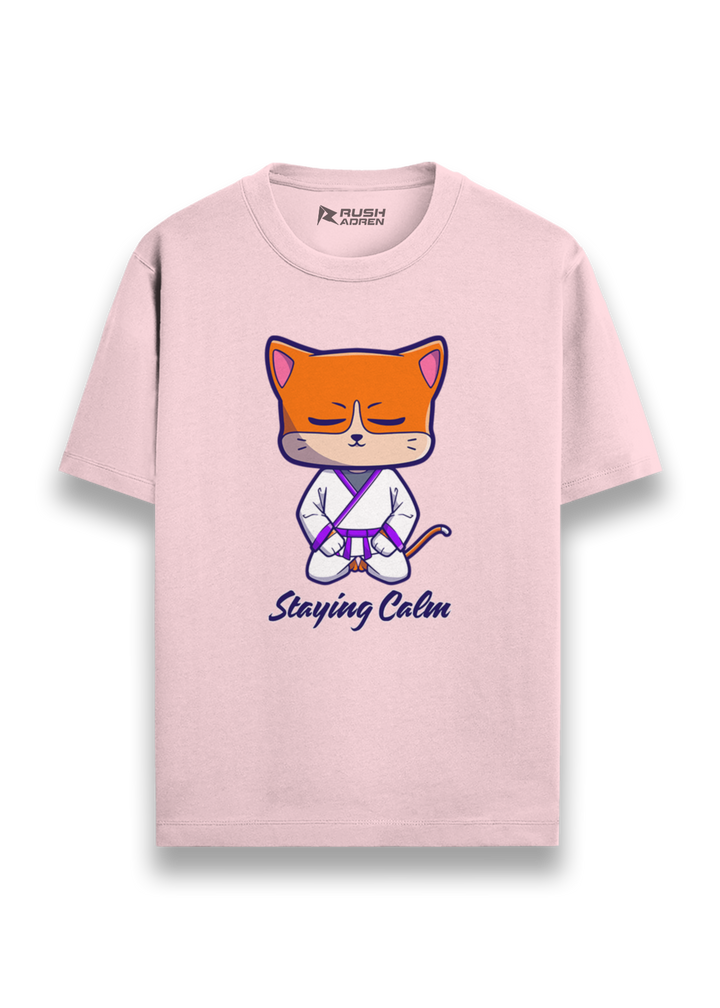 Zen Cat Karate Graphic T-Shirt