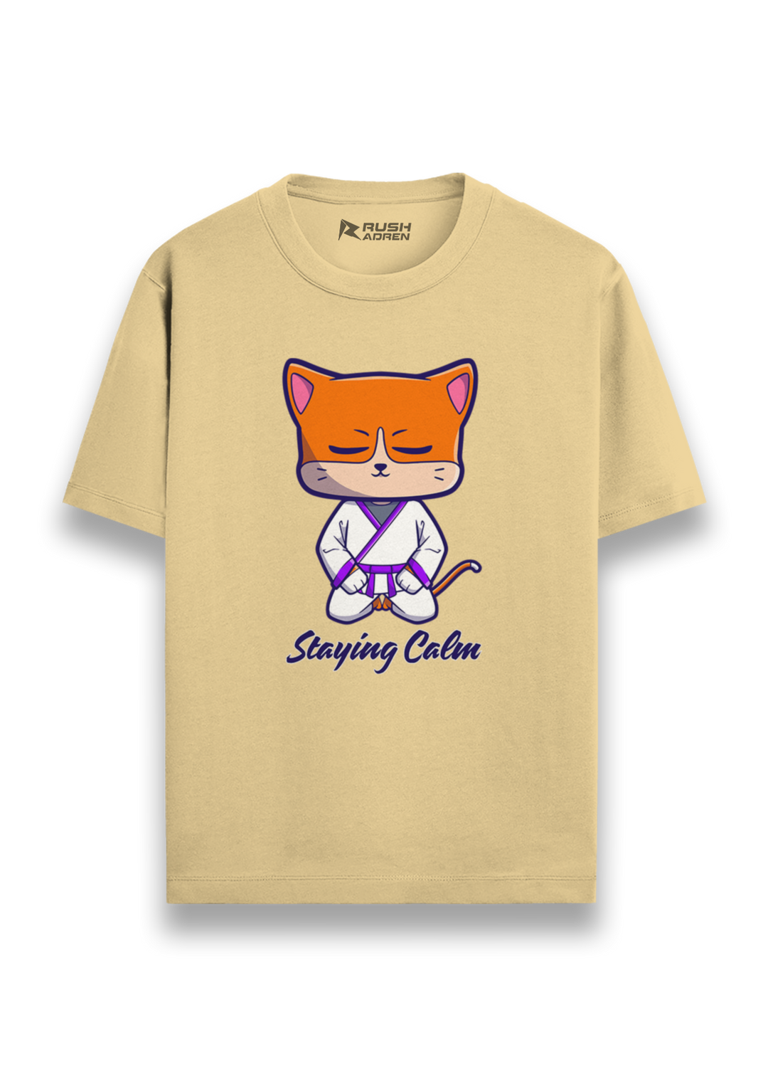 Zen Cat Karate Graphic T-Shirt