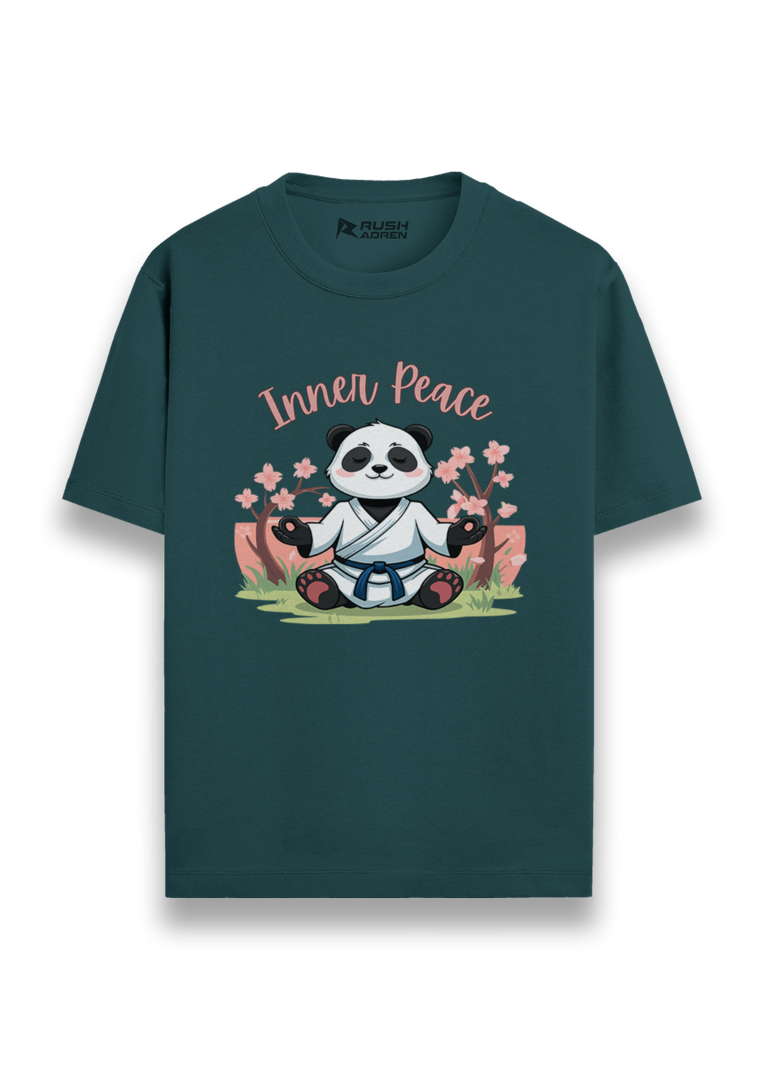 Inner Peace Panda Graphic T-Shirt