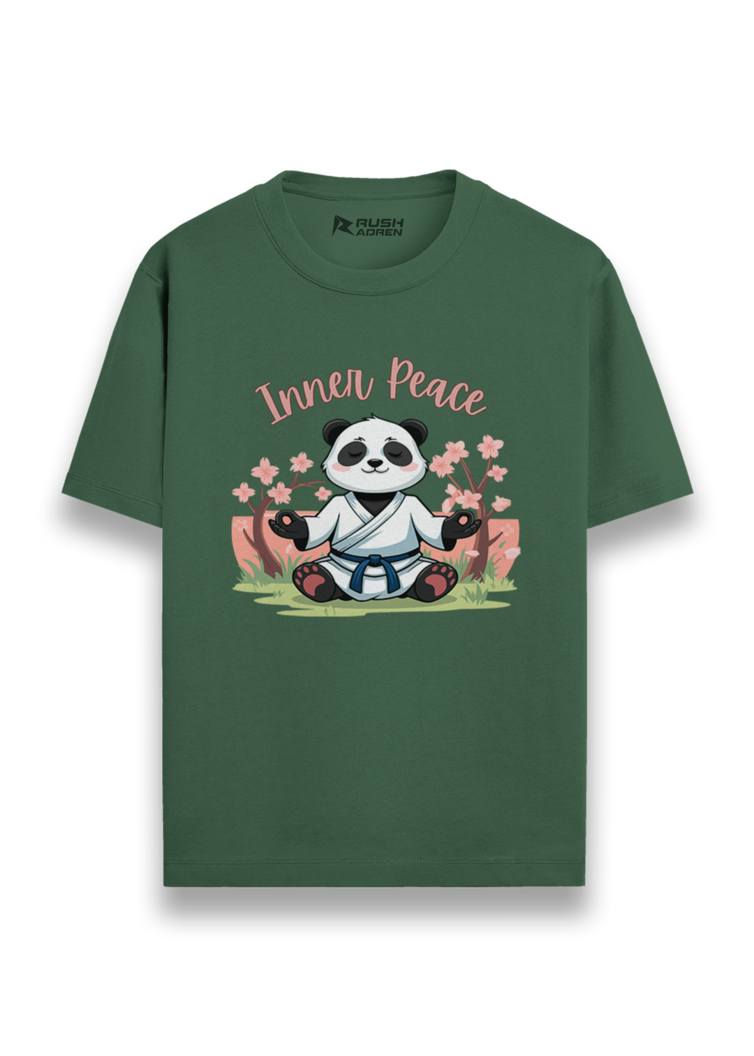 Inner Peace Panda Graphic T-Shirt