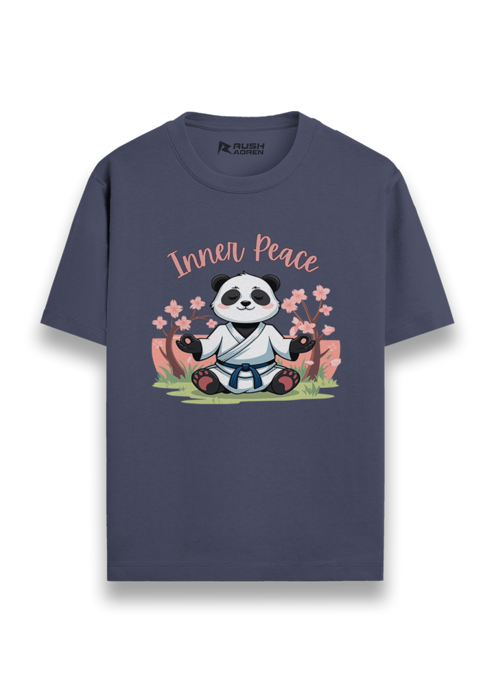 Inner Peace Panda Graphic T-Shirt
