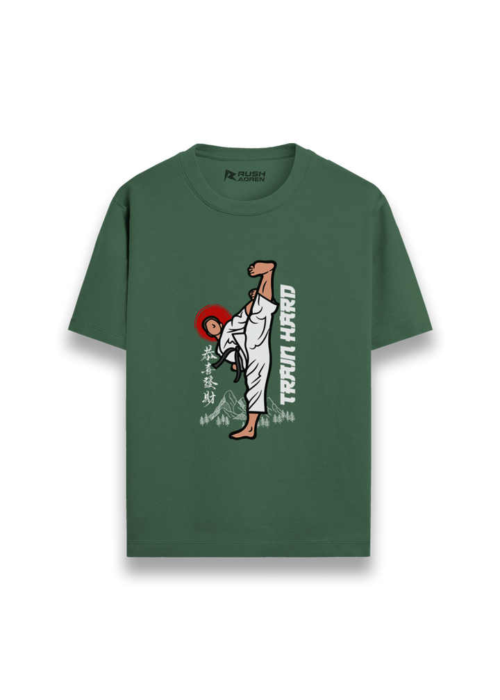 Boys Train Hard Karate Classic T-Shirt