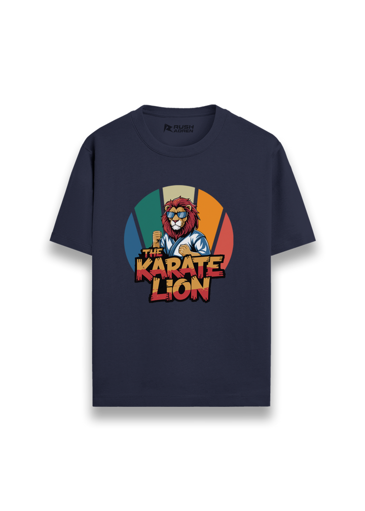 Boys Lion Spirit Karate Graphic T-Shirt