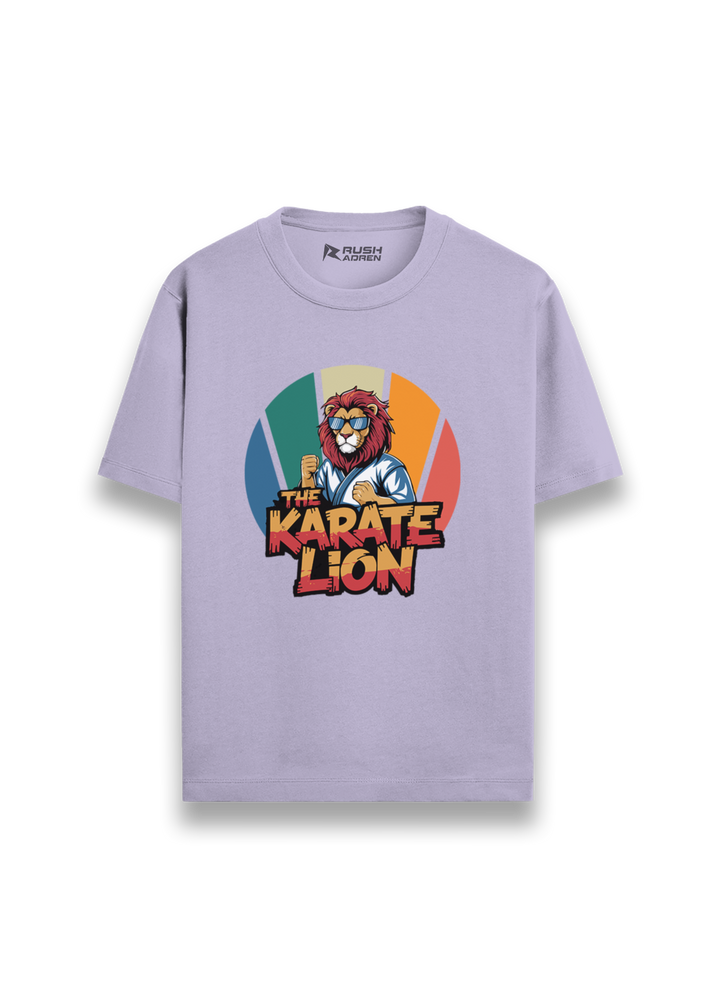 Boys Lion Spirit Karate Graphic T-Shirt