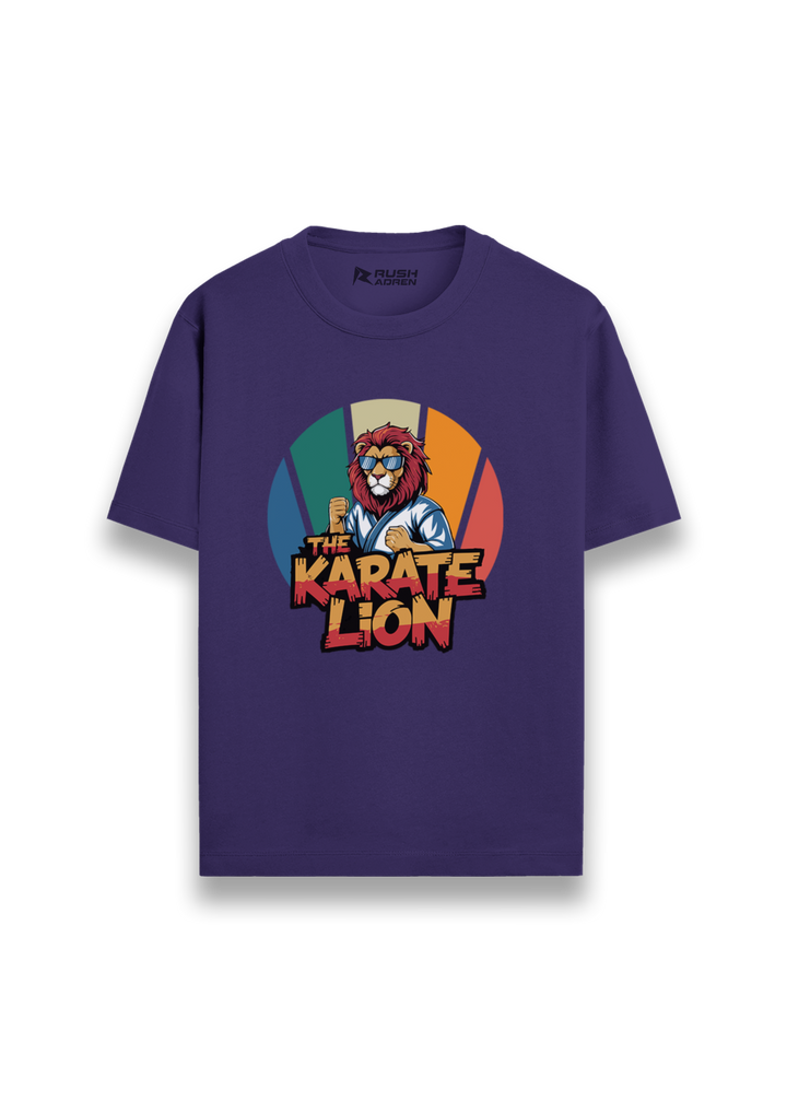 Boys Lion Spirit Karate Graphic T-Shirt