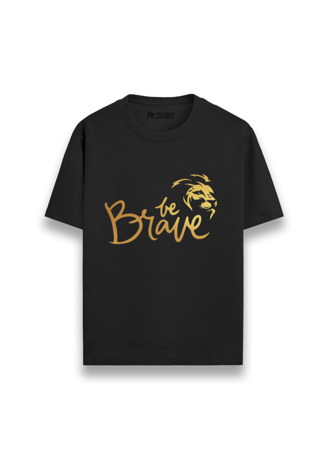 Boys Gold Printed Classic T-Shirt