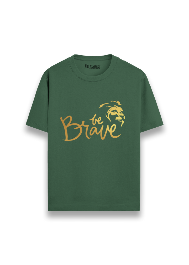 Boys Gold Printed Classic T-Shirt