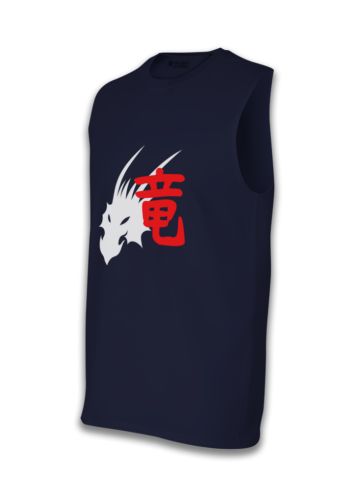 Dragon Spirit Kanji Sleeveless T-Shirt