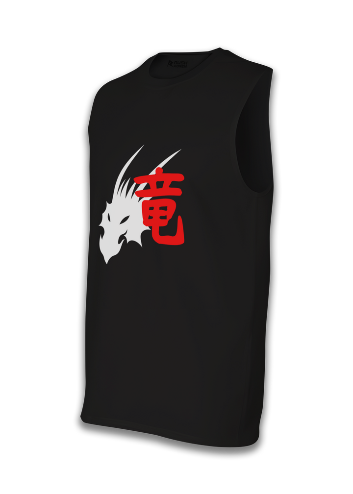 Dragon Spirit Kanji Sleeveless T-Shirt