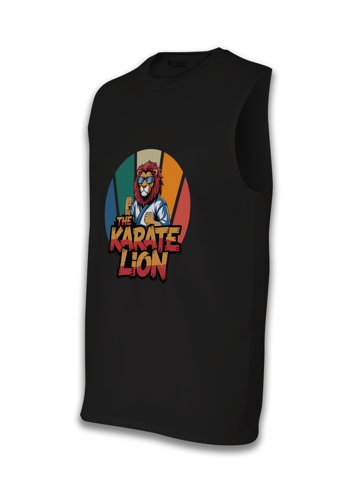 Fearless Karate Lion Sleeveless T-Shirt