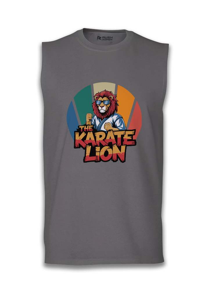 Fearless Karate Lion Sleeveless T-Shirt