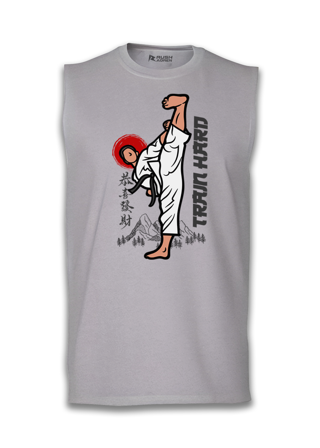 Train Hard Karate Sleeveless T-Shirt