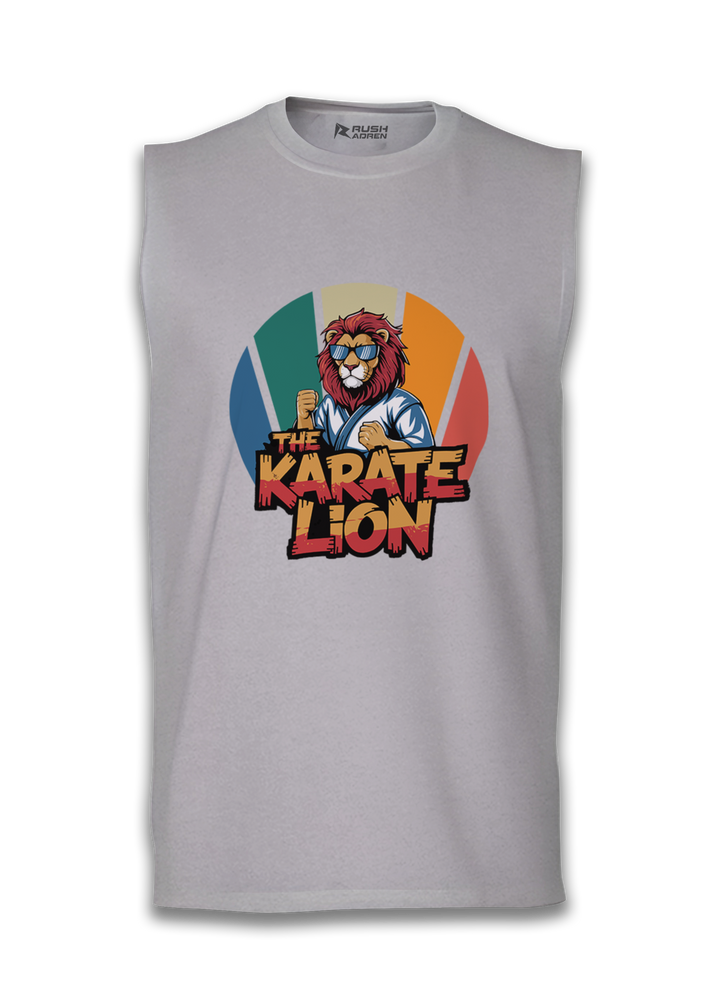 Fearless Karate Lion Sleeveless T-Shirt