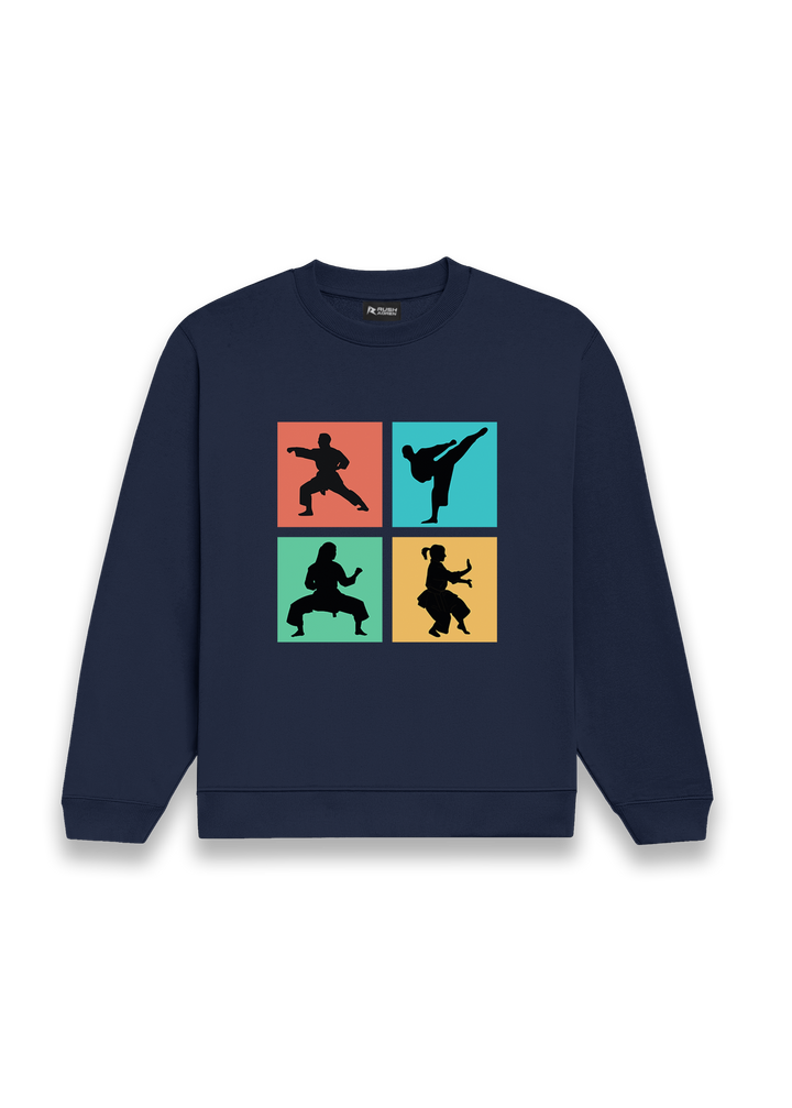 Pop Art Karate Moves Sweatshirt