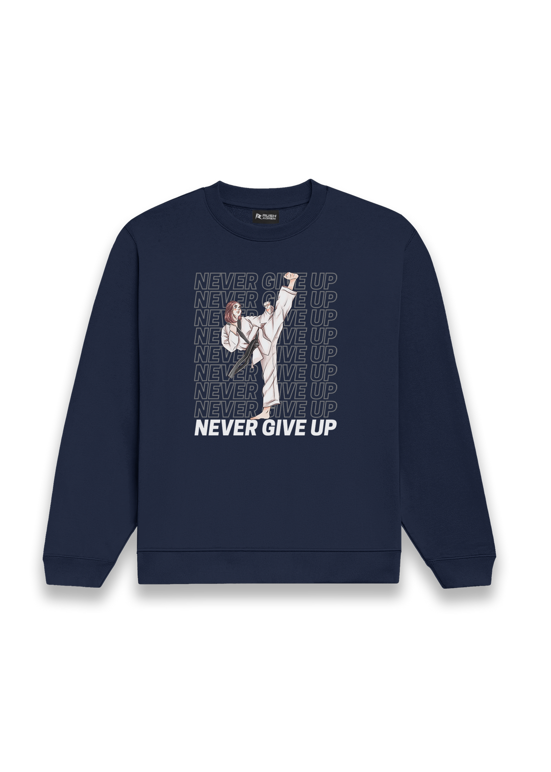 Karate Never Give Up Classic Sweatshirt