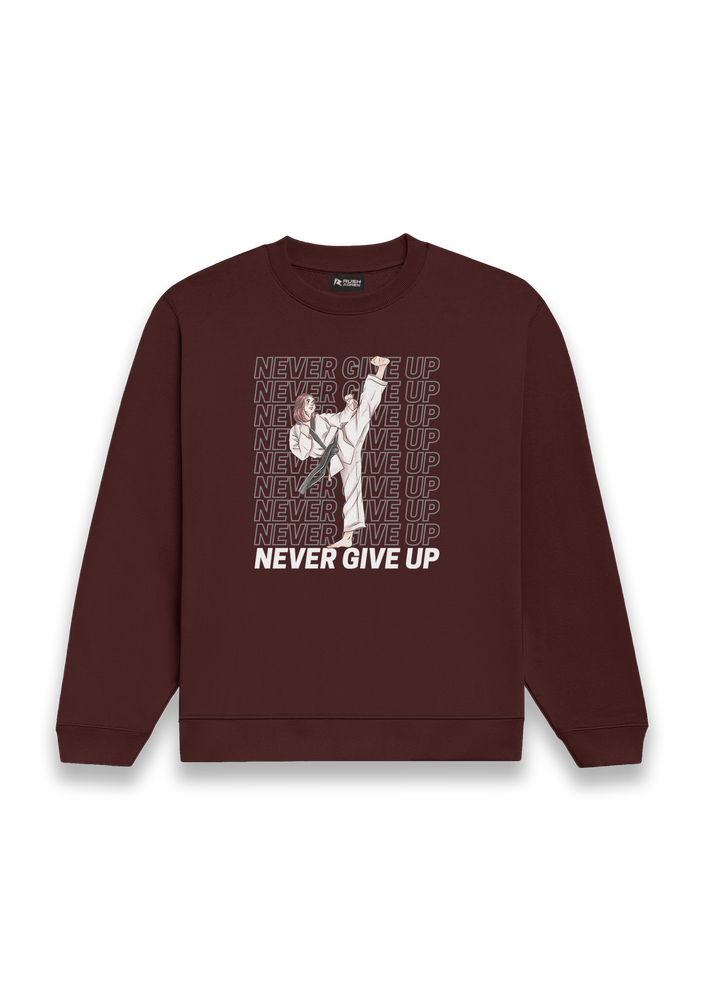 Karate Never Give Up Classic Sweatshirt