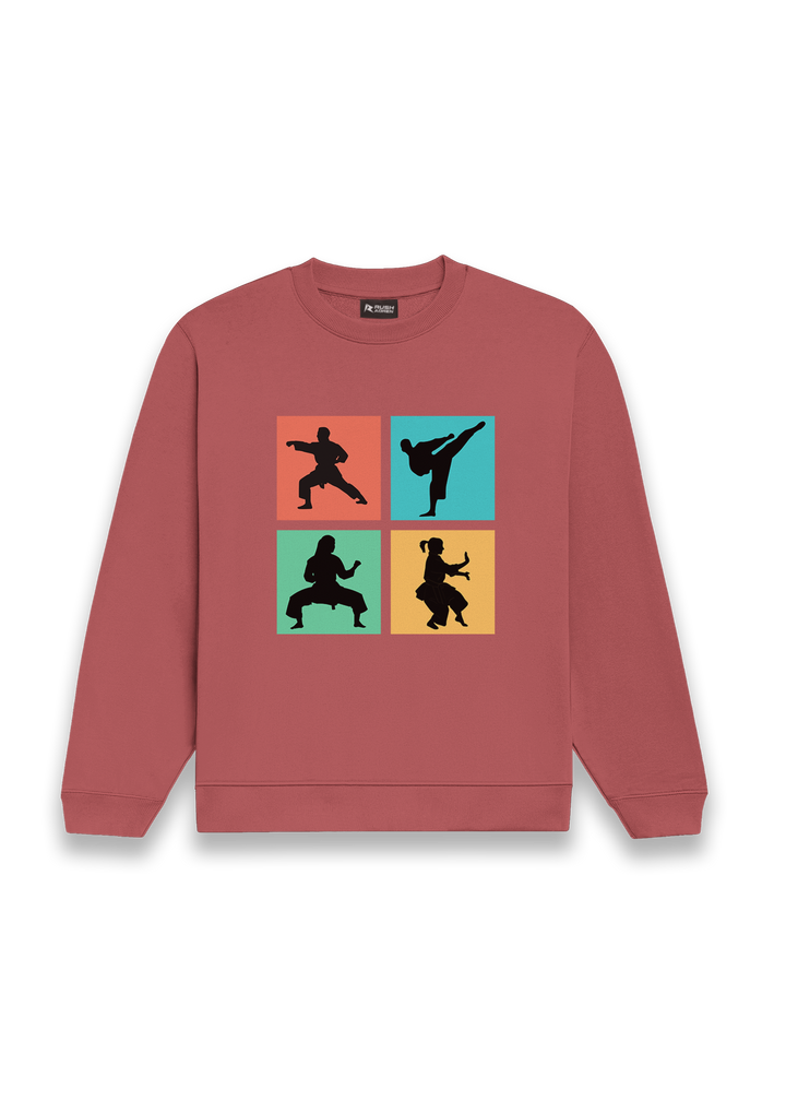 Pop Art Karate Moves Sweatshirt