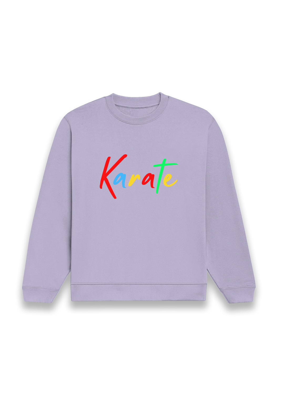 Karate Multicolor Script Sweatshirt