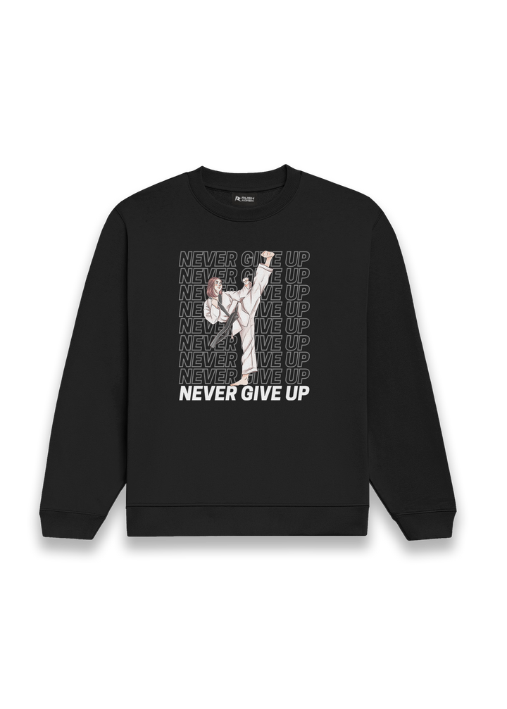 Karate Never Give Up Classic Sweatshirt