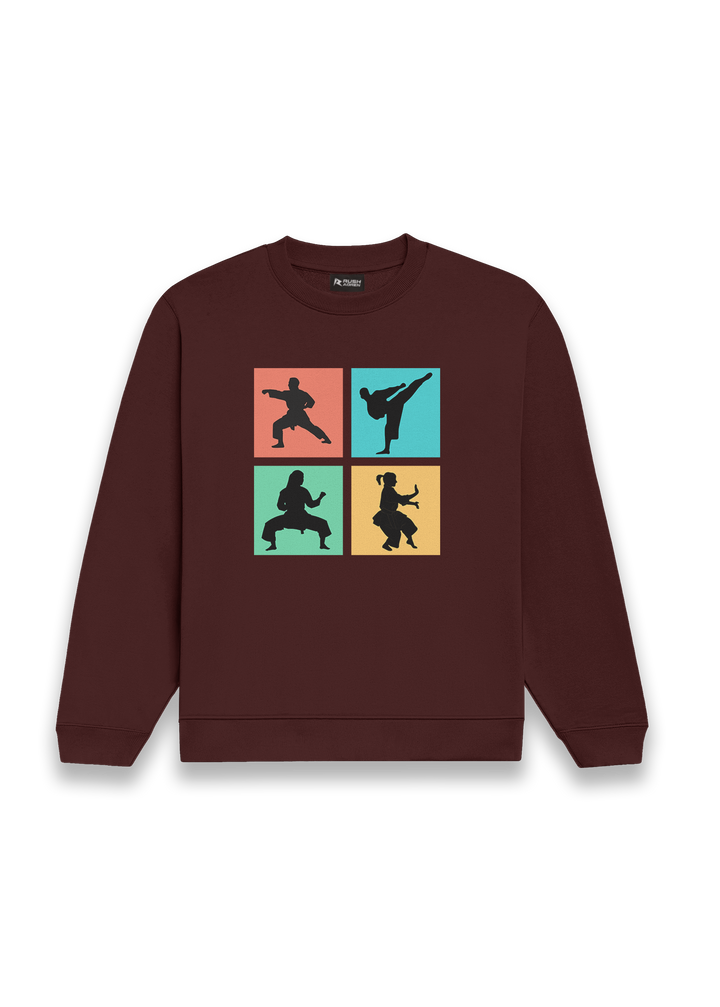 Pop Art Karate Moves Sweatshirt