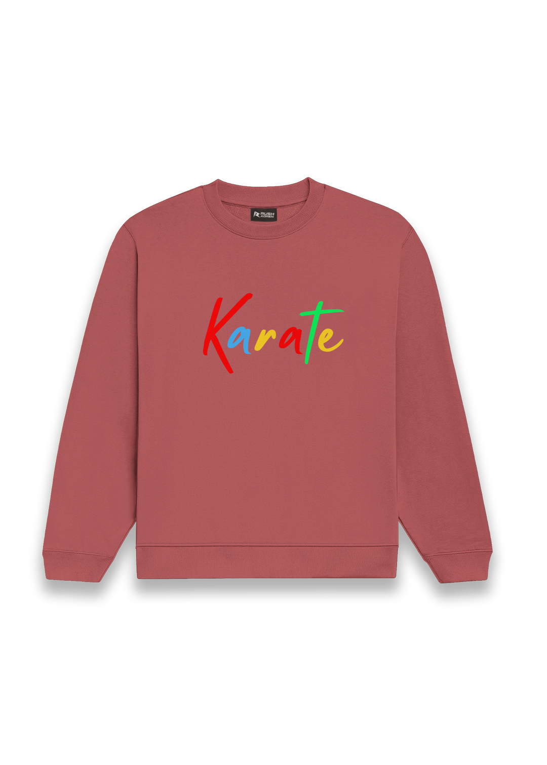 Karate Multicolor Script Sweatshirt