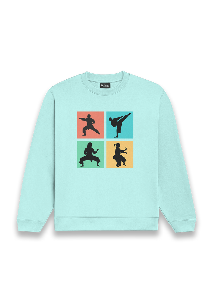 Pop Art Karate Moves Sweatshirt