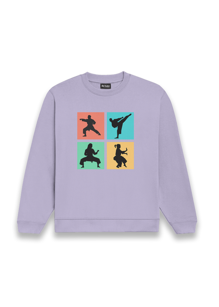 Pop Art Karate Moves Sweatshirt