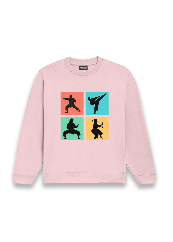 Pop Art Karate Moves Sweatshirt