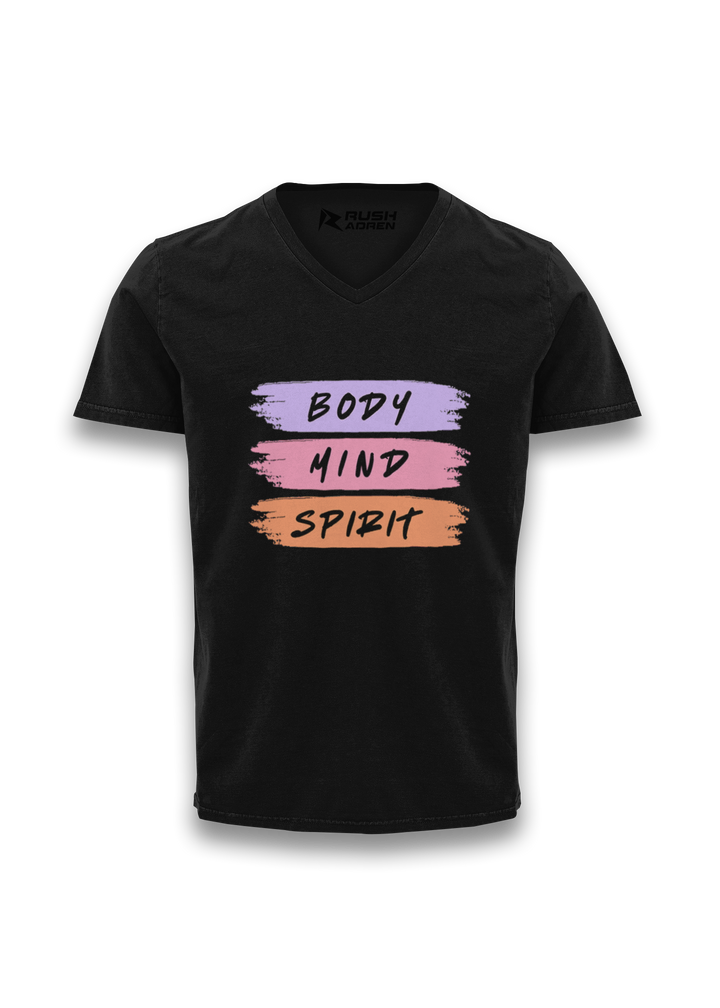 Body Mind Spirit V-neck T-Shirt