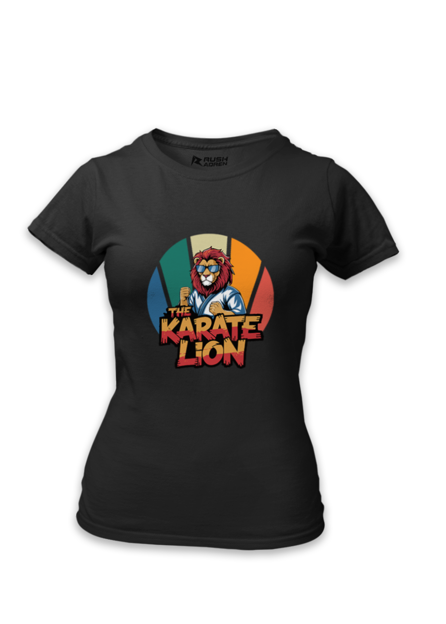 Lion Spirit Karate Graphic T-Shirt