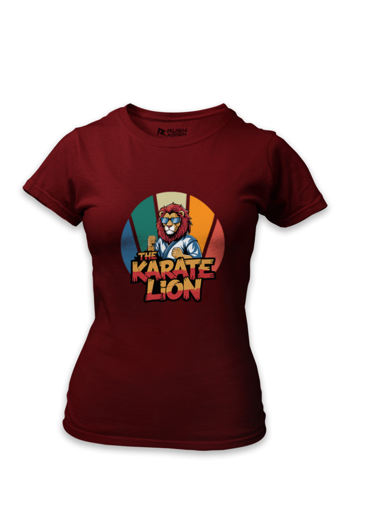 Lion Spirit Karate Graphic T-Shirt