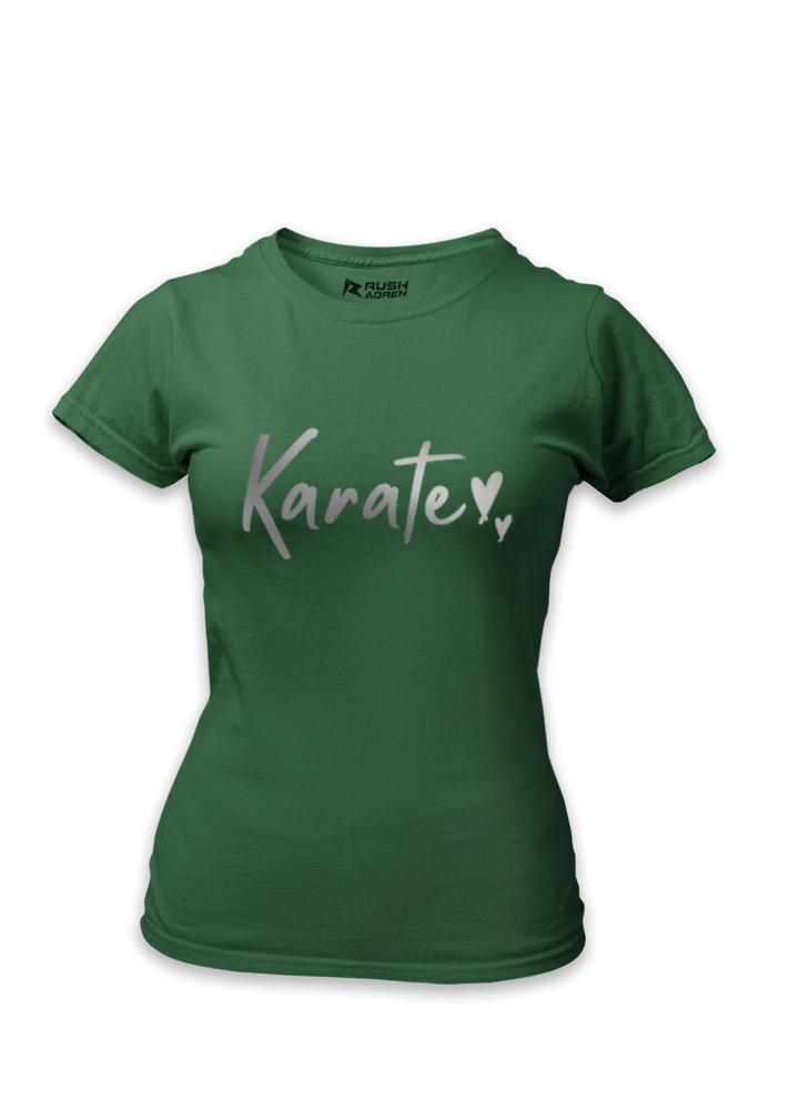 Karate Silver Script Classic T-Shirt