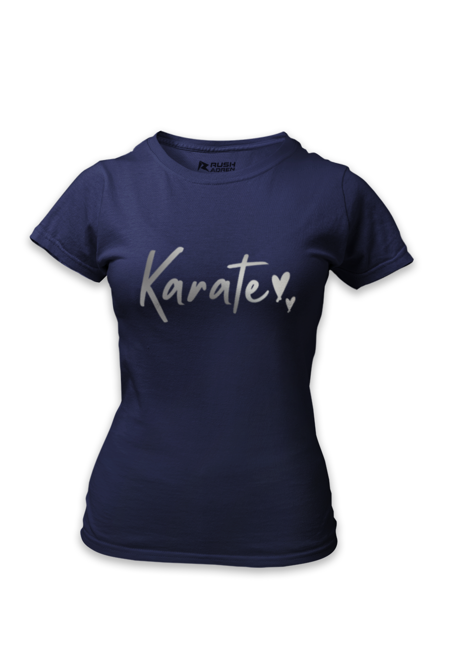 Karate Silver Script Classic T-Shirt