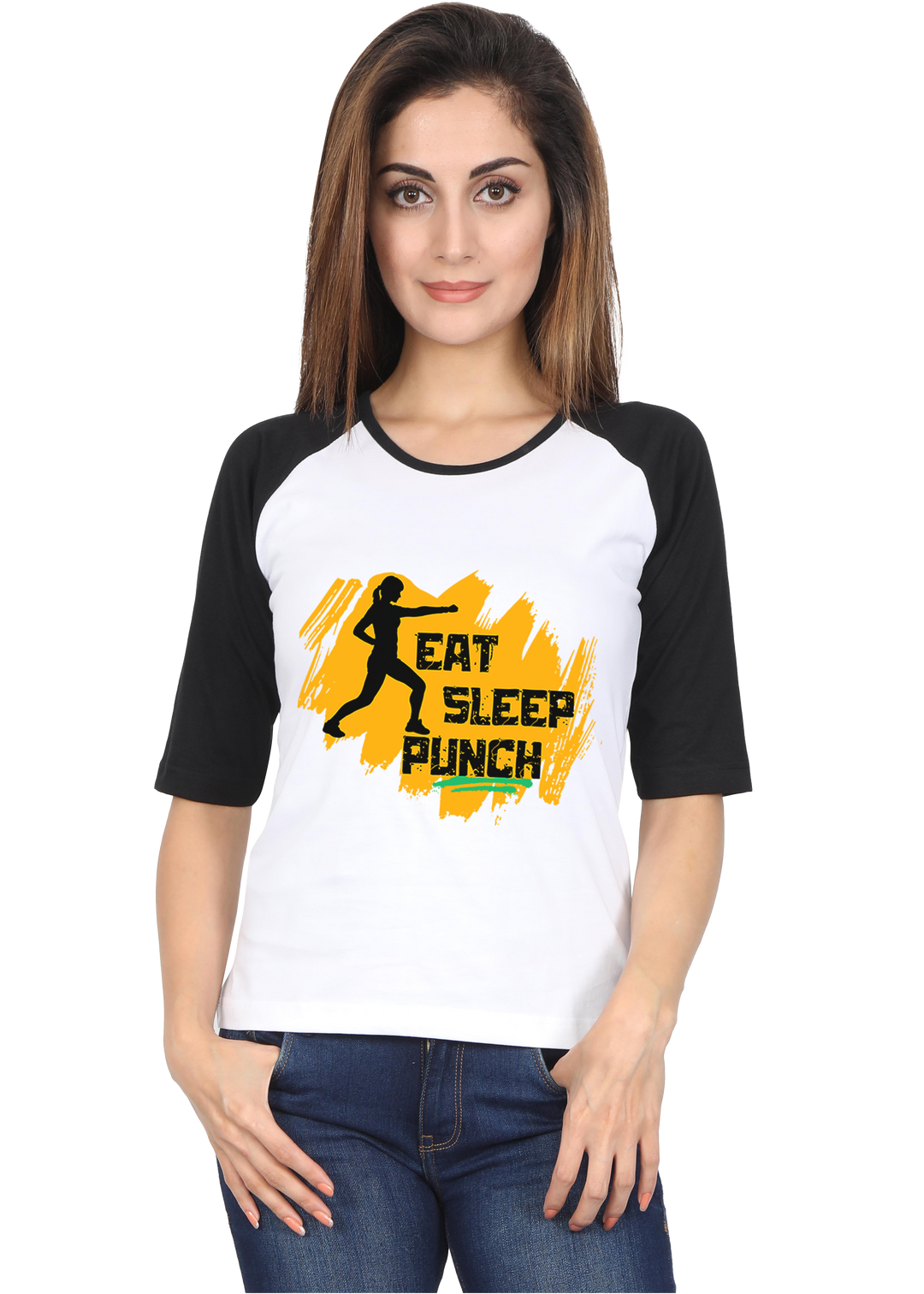 Eat Sleep Punch Raglan T-Shirt