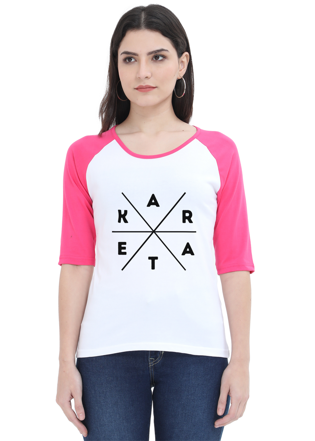 Classic Karate Cross Graphic T-Shirt